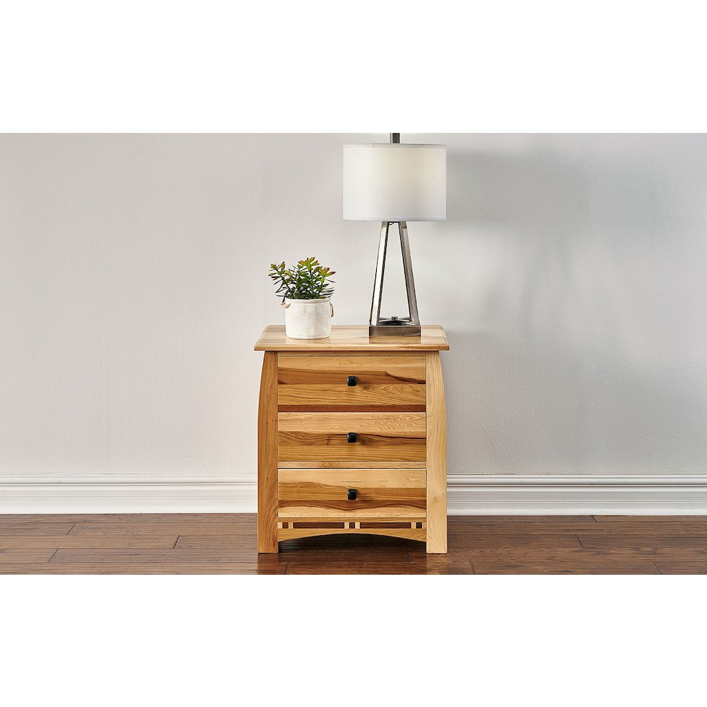 Adamstown 3 Drawer Nightstand, Natural