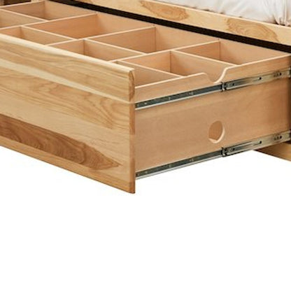 Amish Highlands King Storage Bed, Natural