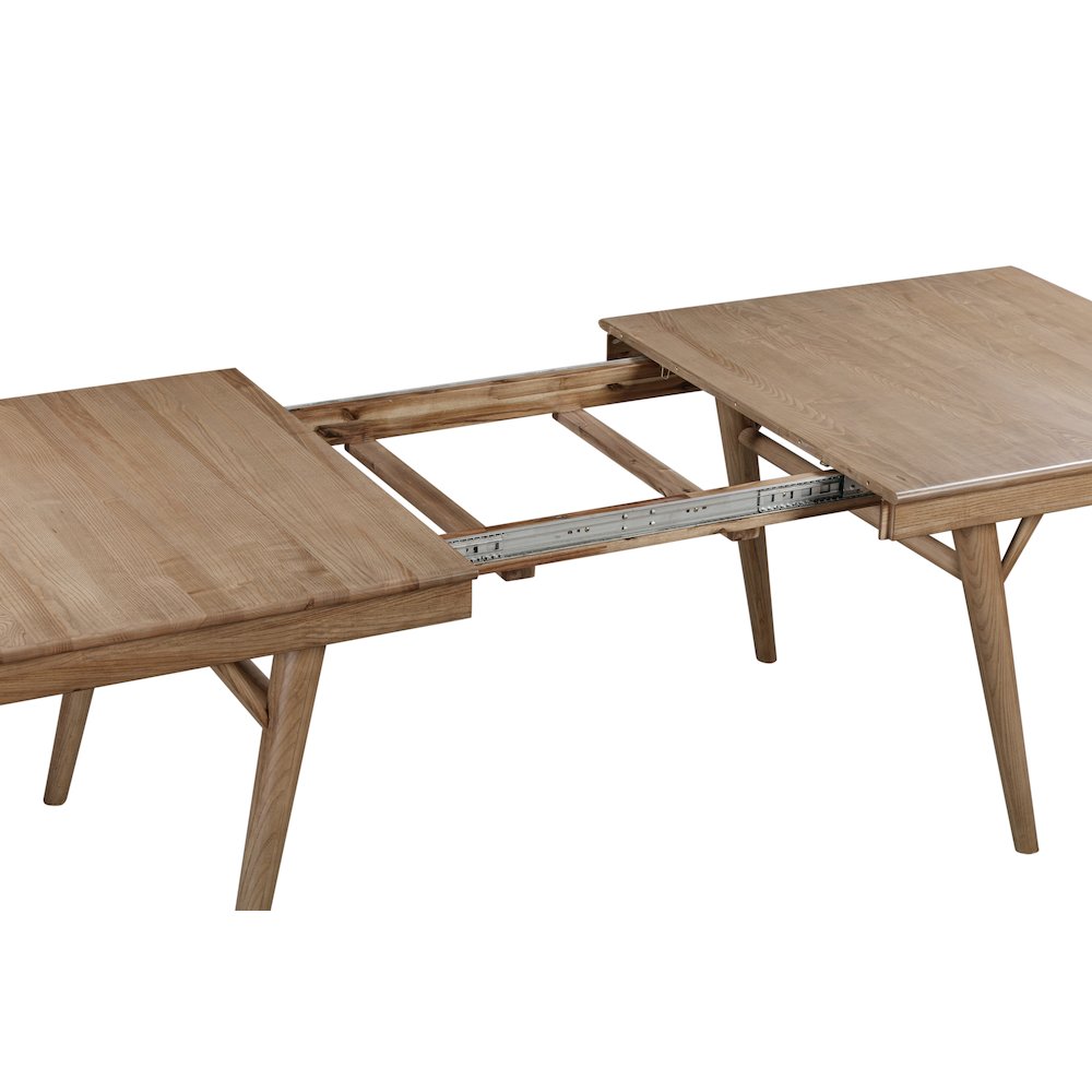 Barbossa Leg Dining Table, Dark Caramel