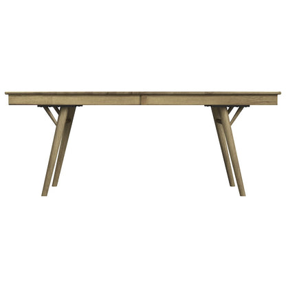 Barbossa Leg Dining Table, Dark Caramel