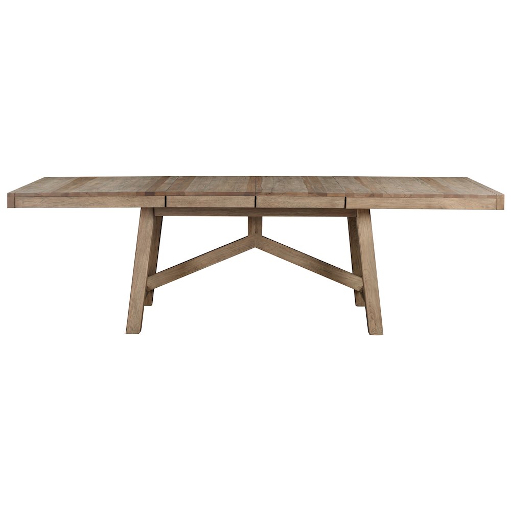 Casual Loft (68" - 100.25")  Trestle Table, Roasted Hazelnut