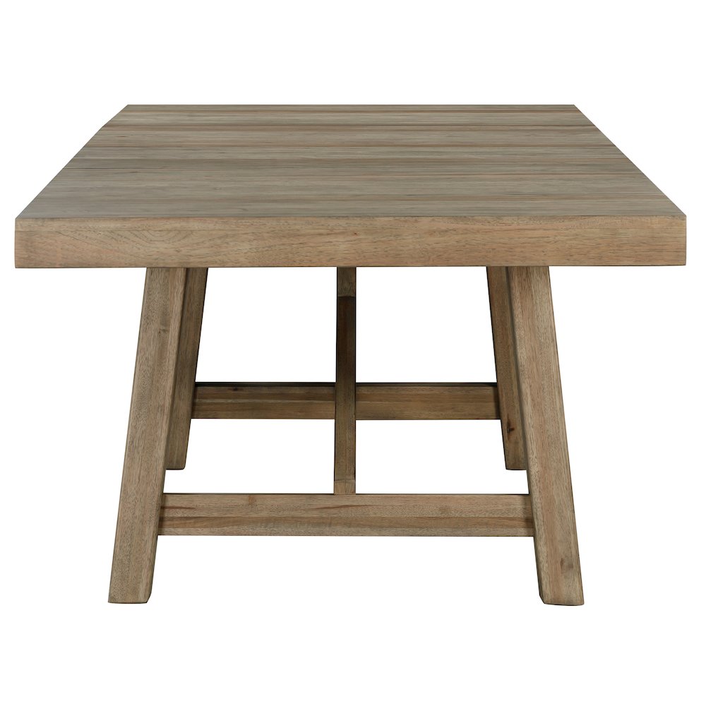 Casual Loft (68" - 100.25")  Trestle Table, Roasted Hazelnut