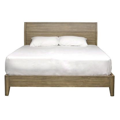 Geo Heights Queen Panel Bed, Butterscotch