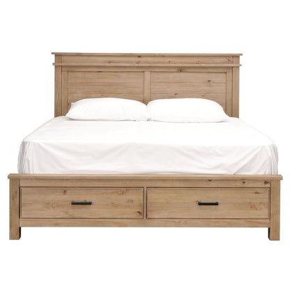 Glacier Point King Storage Bed, Golden Java Finish