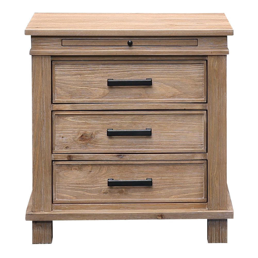 Glacier Point Nightstand, Golden Java Finish