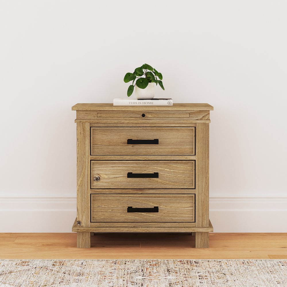 Glacier Point Nightstand, Golden Java Finish