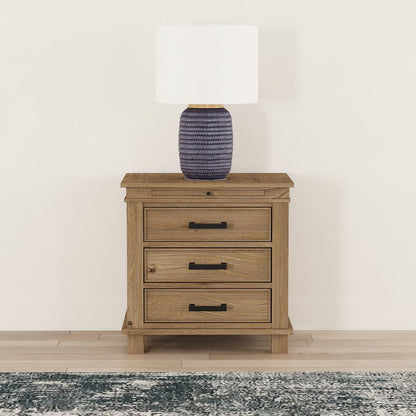 Glacier Point Nightstand, Golden Java Finish