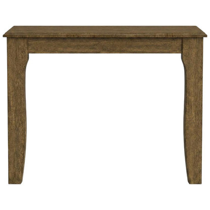 Transitional Dining Table with 18" Self-Storing Butterfly Leaf in Toasted Java