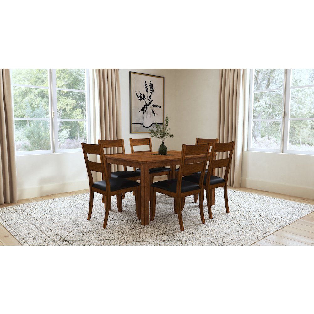 Mariposa 36"-54" Dinette Table, Rustic Whiskey