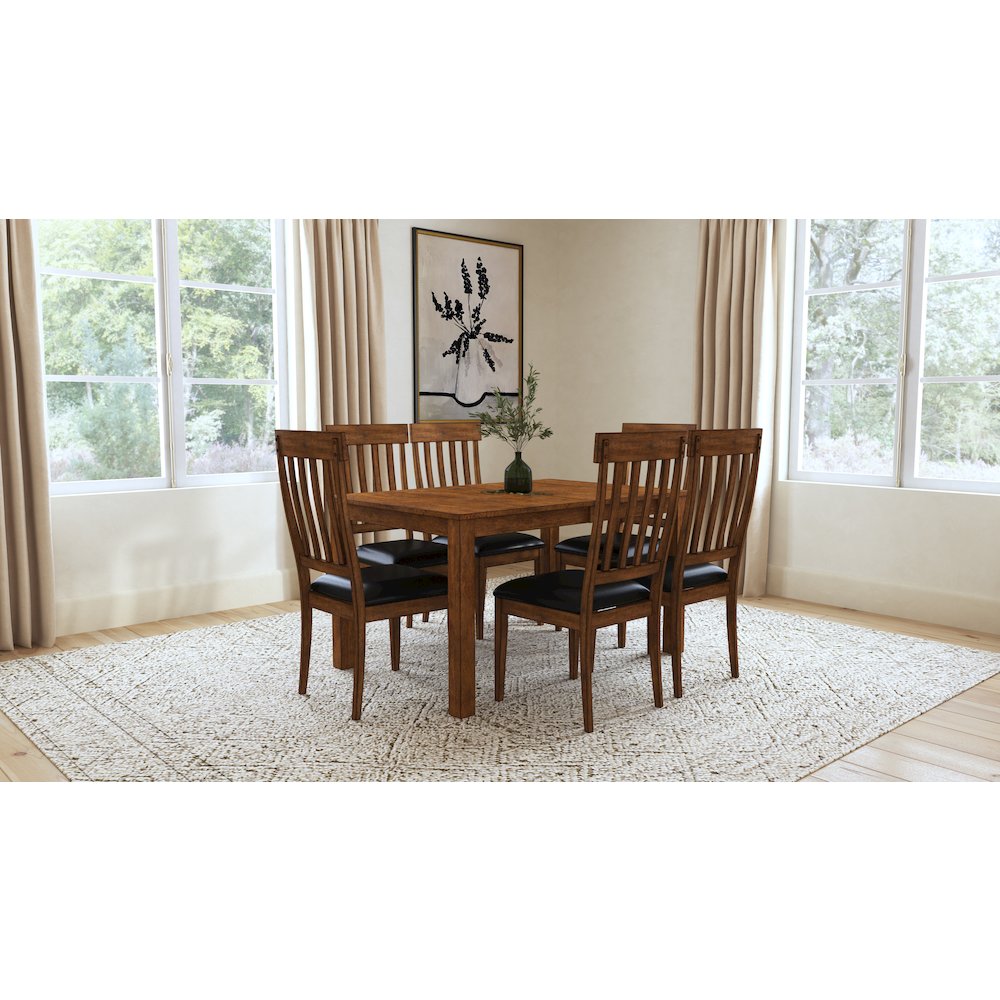 Mariposa 36"-54" Dinette Table, Rustic Whiskey