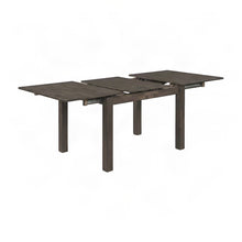 Solid Rubberwood Extendable Dining Table, Butterfly Leaves, Seats 10, Warm Gray