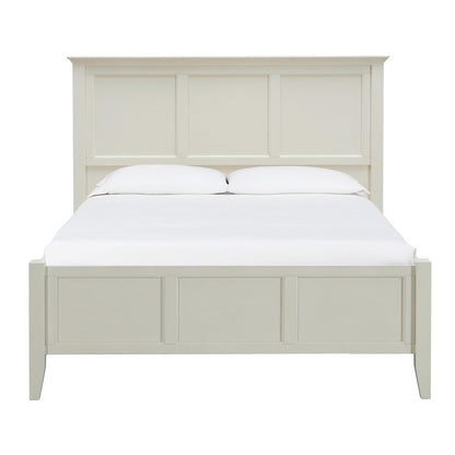 Northlake Queen Panel Bed, White Linen