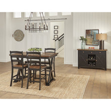 54" - 72" Gather Height Table with (1) 18" Butterfly Leaf, Chicory / Black