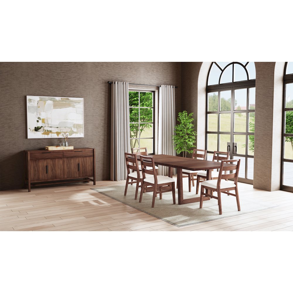 Voss 78" - 96" Dining Table, Sable