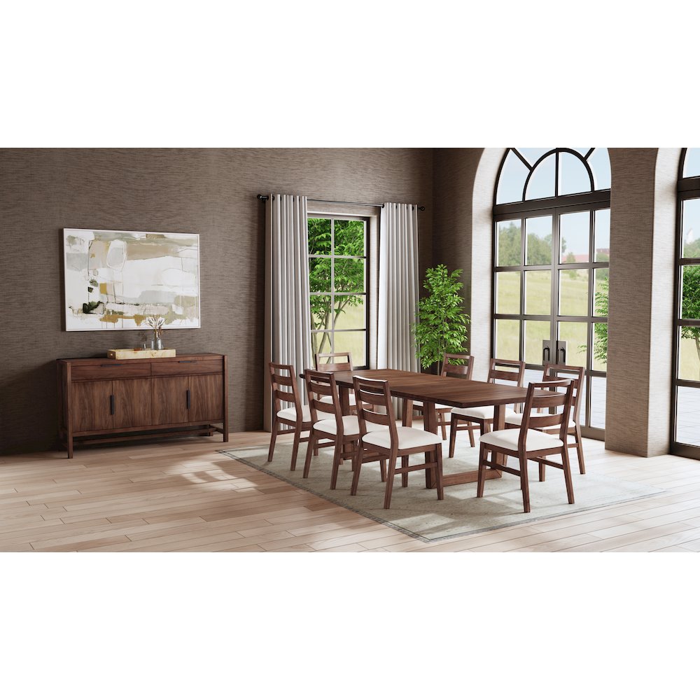 Voss 78" - 96" Dining Table, Sable