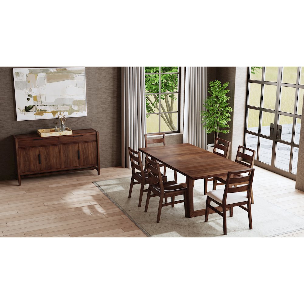 Voss 78" - 96" Dining Table, Sable