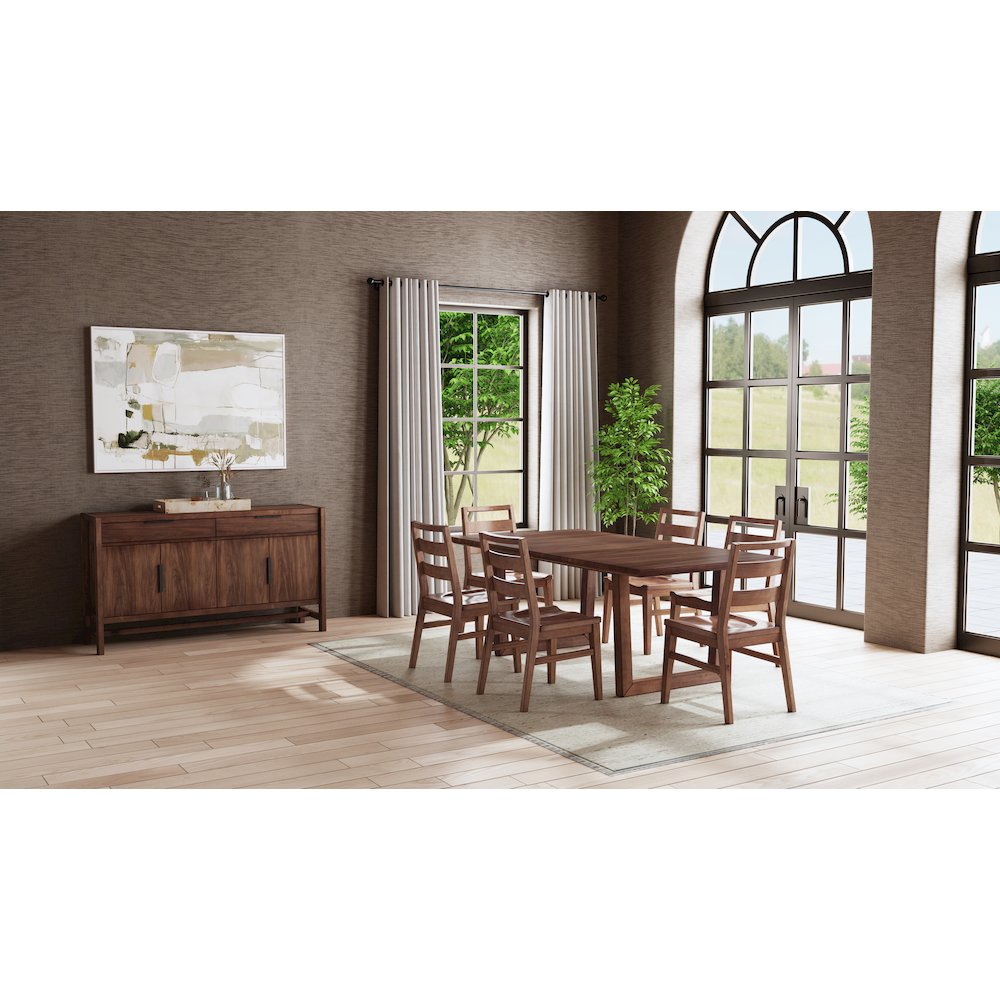 Voss 78" - 96" Dining Table, Sable