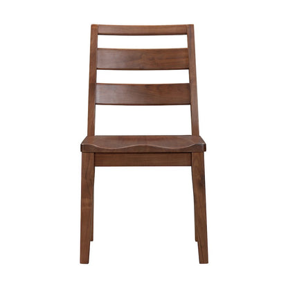 Voss Ladderback Upholstered Side Chair (2 pack), Sable