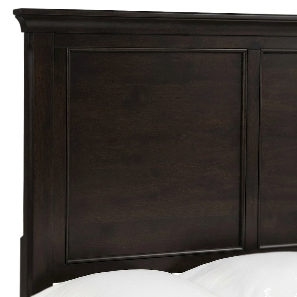 Westlake Queen Mansion Bed, Cherry Brown Finish