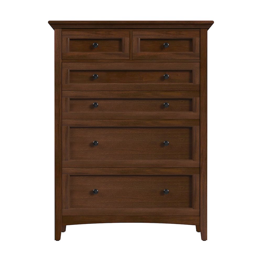 Westlake 6 Drawer Chest, Cherry Brown Finish