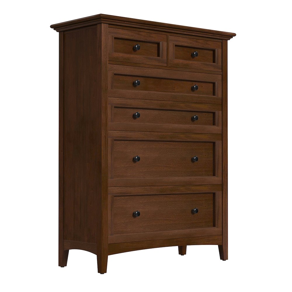 Westlake 6 Drawer Chest, Cherry Brown Finish