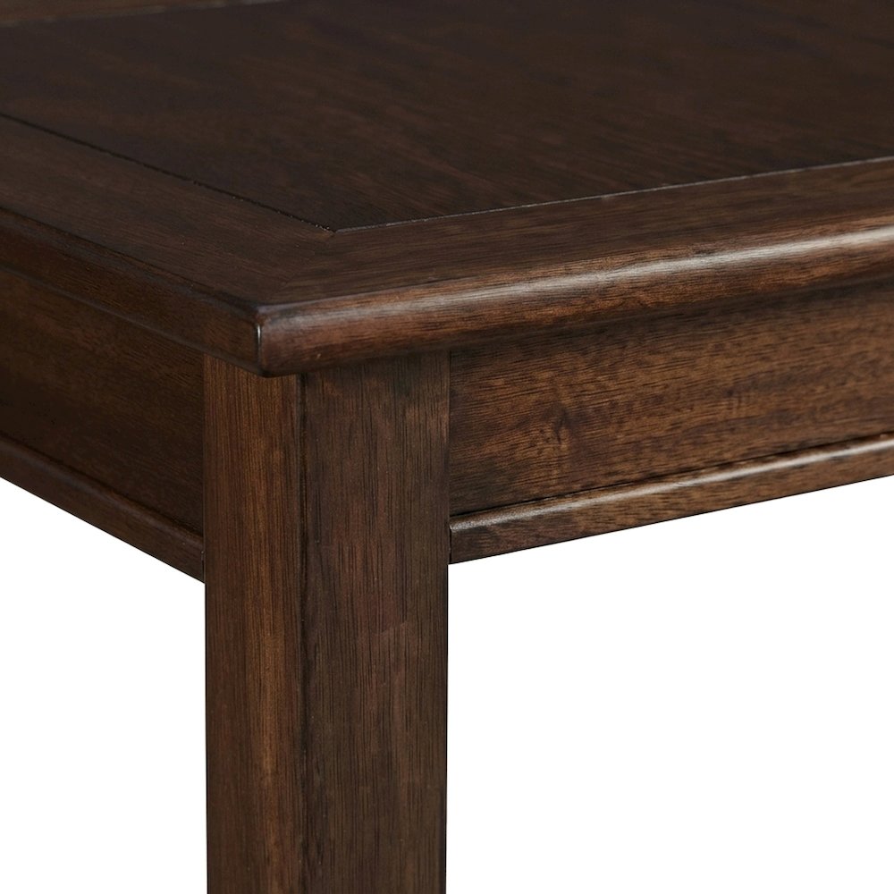 Westlake End Table, with Shelf, Cherry Brown