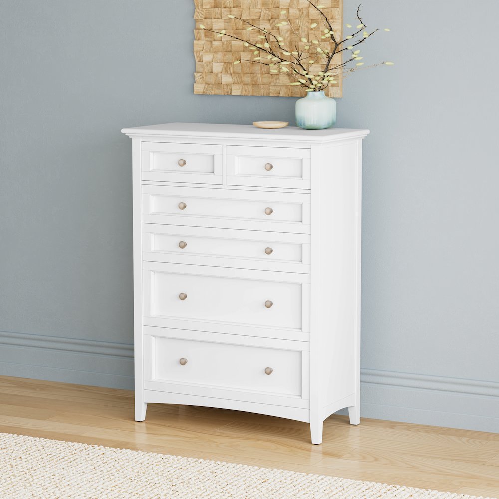 Westlake 6 Drawer Chest, White
