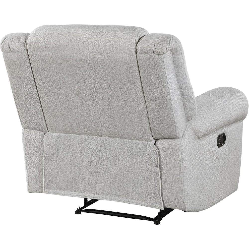 Lexicon Brennen Microfiber Reclining Chair in Mist