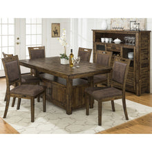 Cannon Valley Distressed Industrial Upholstered Back Dining Chair with Nailhead Trim (Set of 2)