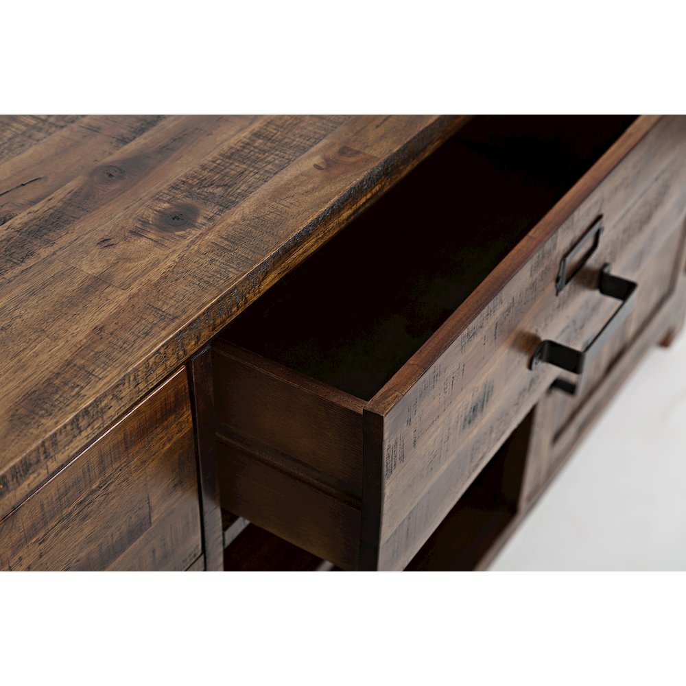 Cannon Valley Distressed Industrial 70" Media Unit