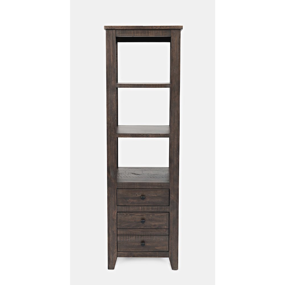 Madison County Rustic Reclaimed Solid Wood Farmhouse 22" Pier Bookcase