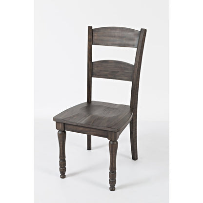 Rustic Reclaimed Pine Farmhouse Ladderback Dining Chair (Set of 2)