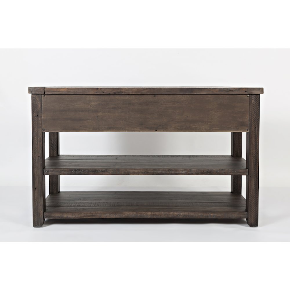 Madison County Rustic Reclaimed Solid Wood Farmhouse Sofa 50" Sofa Table