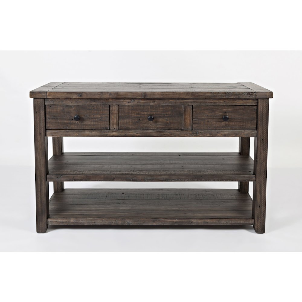 Madison County Rustic Reclaimed Solid Wood Farmhouse Sofa 50" Sofa Table