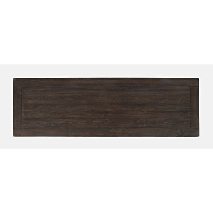 Madison County Rustic Reclaimed Pine Farmhouse 60" Barn Door Console