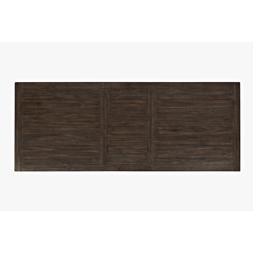 Madison County Rustic Reclaimed Pine Farmhouse Rectangle Extension Dining Table