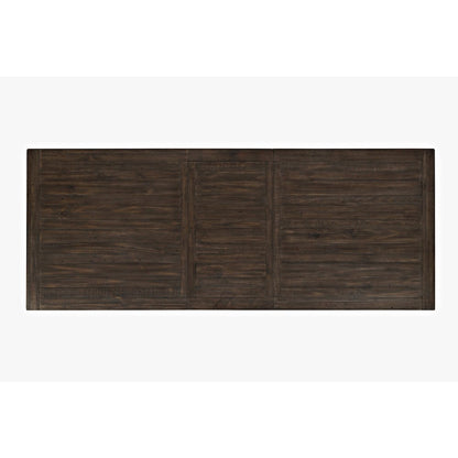 Madison County Rustic Reclaimed Pine Farmhouse Rectangle Extension Dining Table