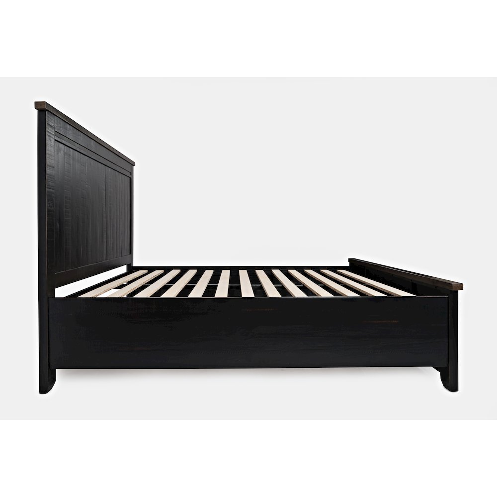 Madison County Rustic Reclaimed Pine Farmhouse King Panel Bed