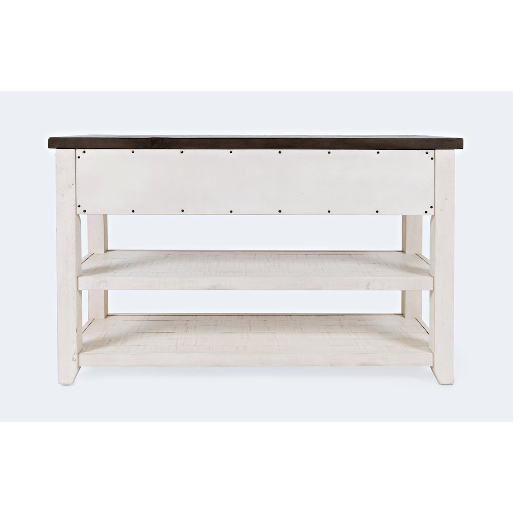 Madison County Rustic Reclaimed Pine Farmhouse Harris 50" Sofa Console Table