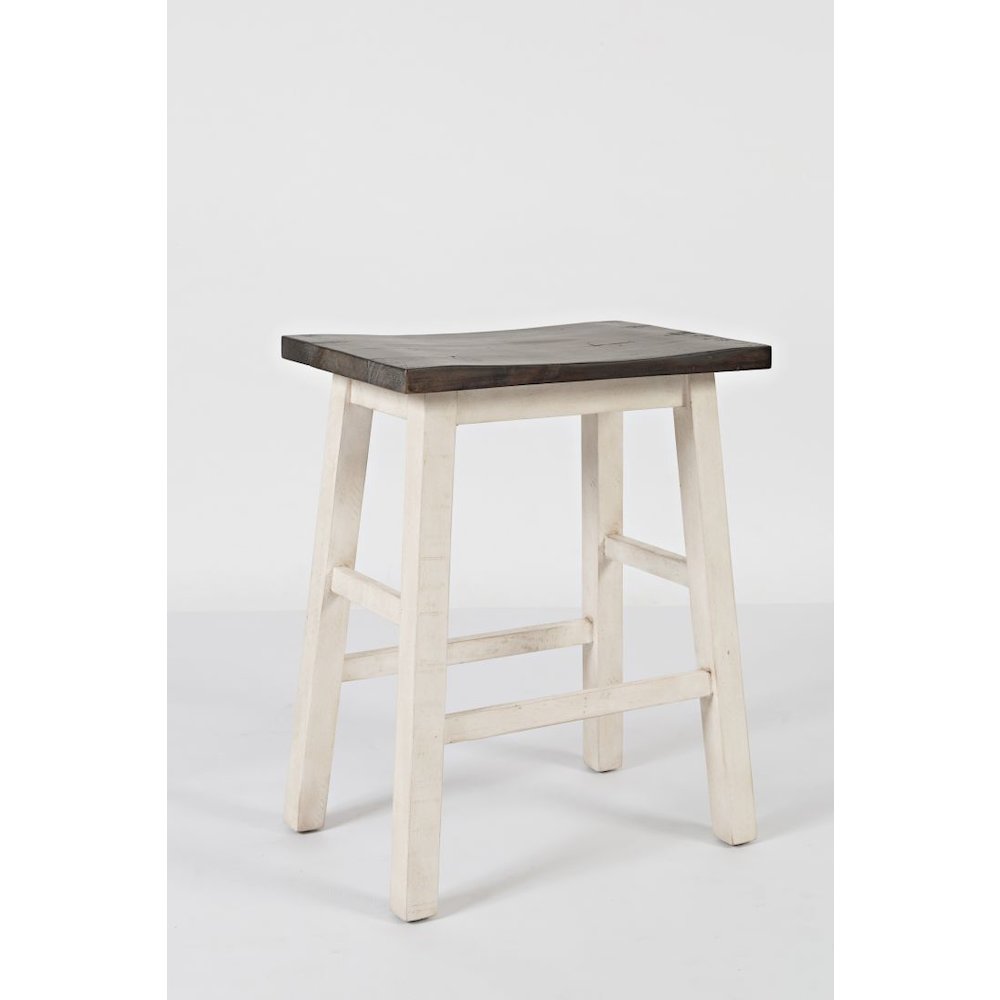 Rustic Reclaimed Solid Wood Farmhouse 3 Piece Counter Height Dining Set