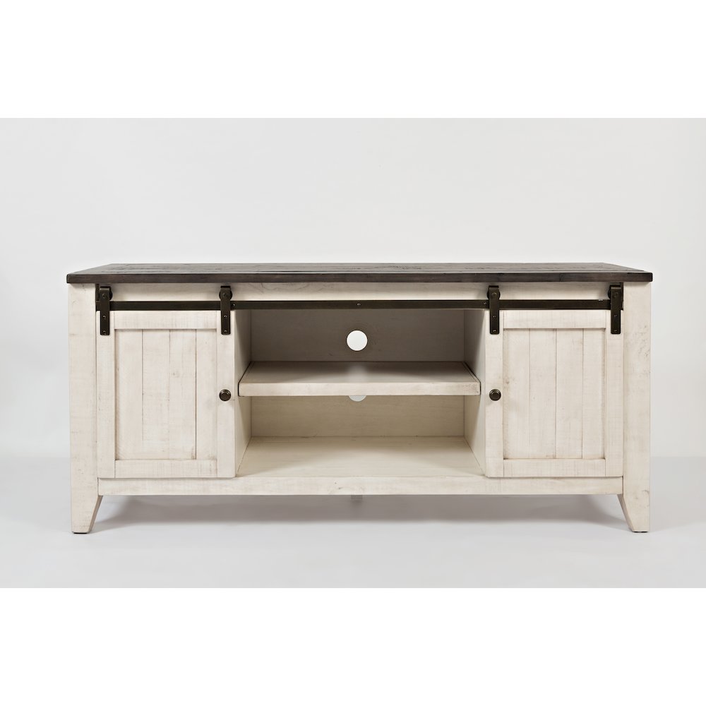 Madison County Rustic Reclaimed Solid Wood Farmhouse 60" Barn Door Console