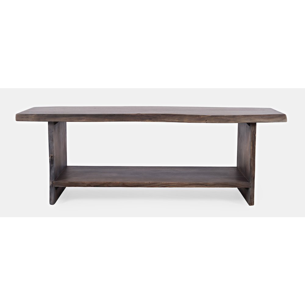 Cooper Modern Live Edge 52" Solid Wood Storage Bench