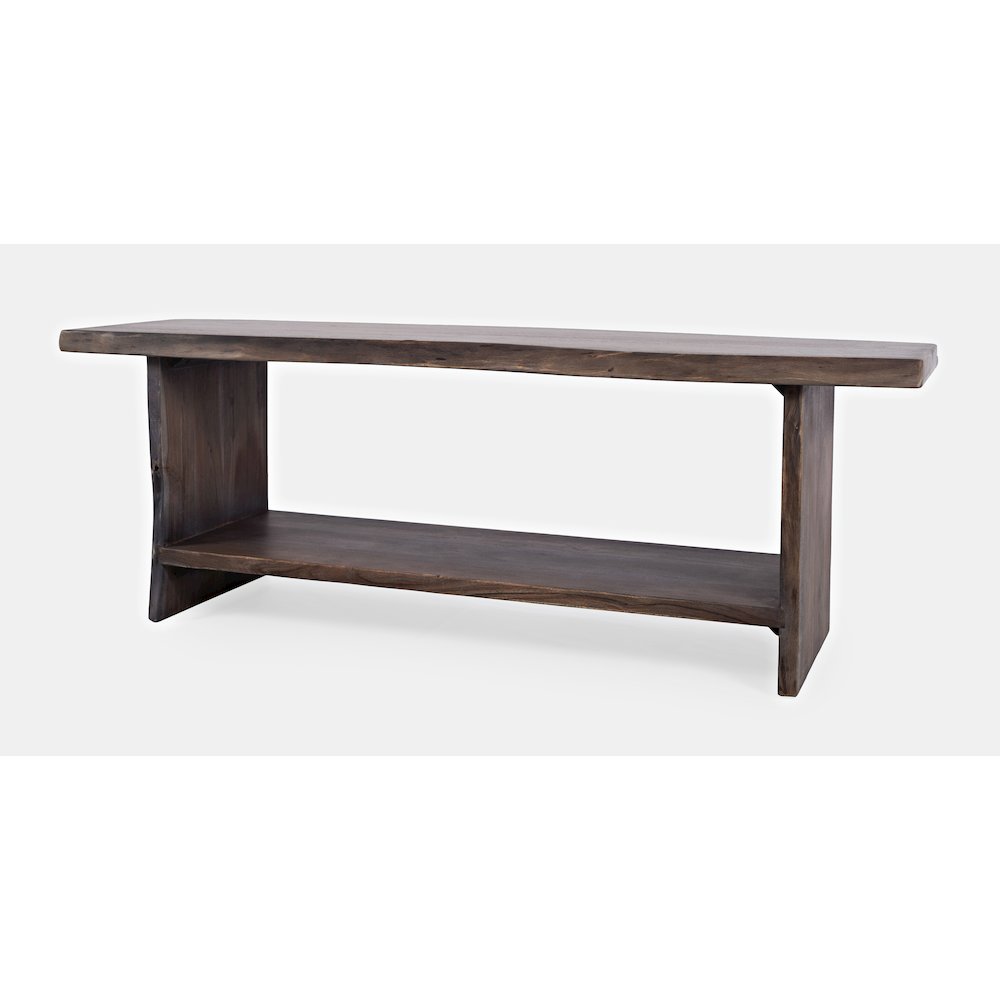 Cooper Modern Live Edge 52" Solid Wood Storage Bench