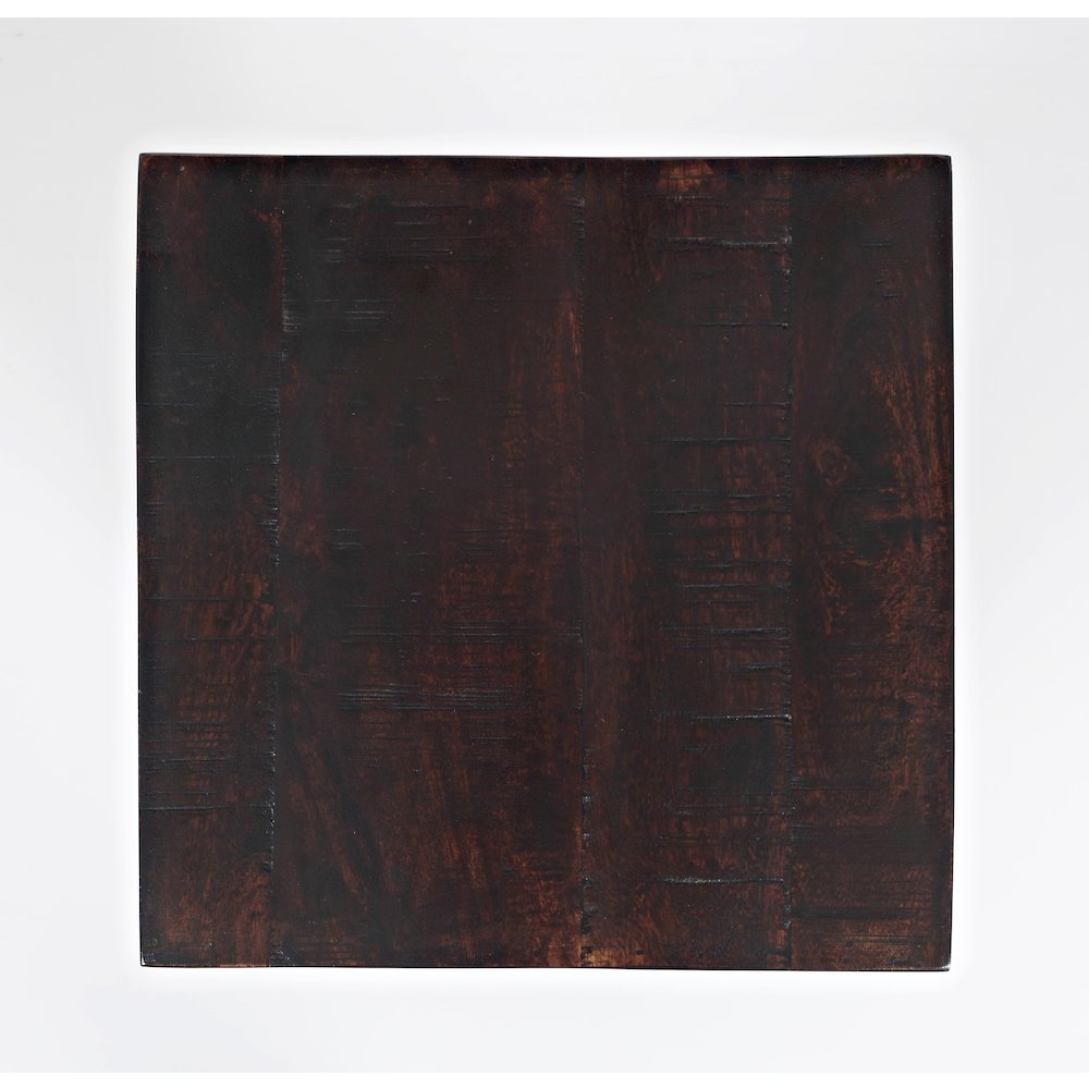 Global Archive Solid Mango Hardwood Modern Angled Jasper Table
