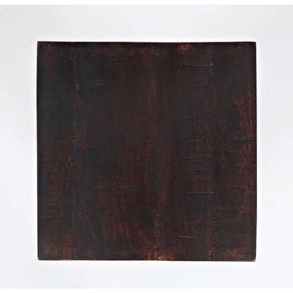 Global Archive Solid Mango Hardwood Modern Angled Jasper Table