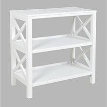 Bridgehampton X-Side Rustic Solid Wood Bookcase