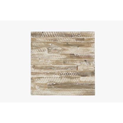 Artisan's Craft Rustic Farmhouse Distressed Solid Wood End Table