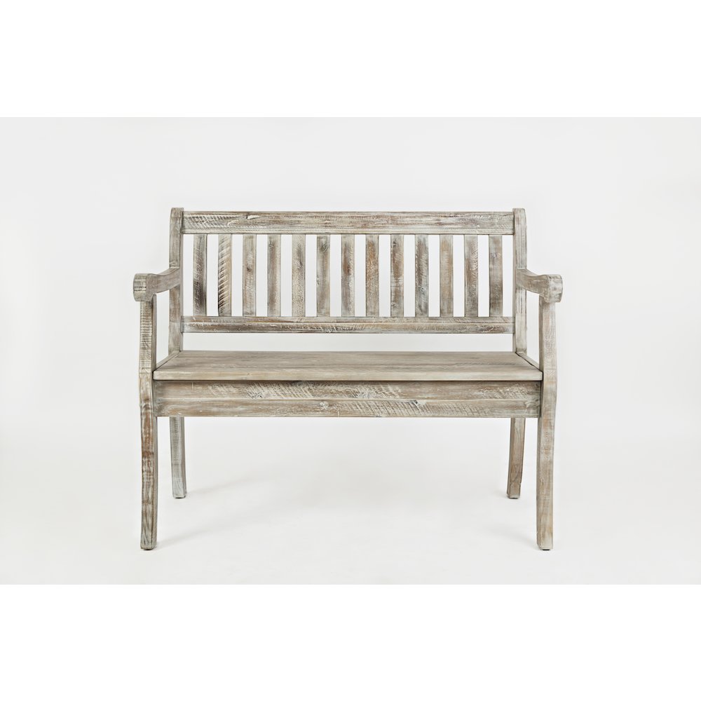 Artisan's Craft 42" Rustic Farmhouse Distressed Solid Wood Storage Bench