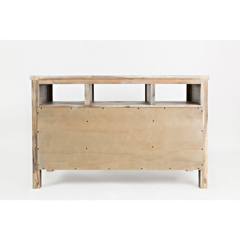 50" Rustic Farmhouse Solid Wood Distressed Media Console TV Stand