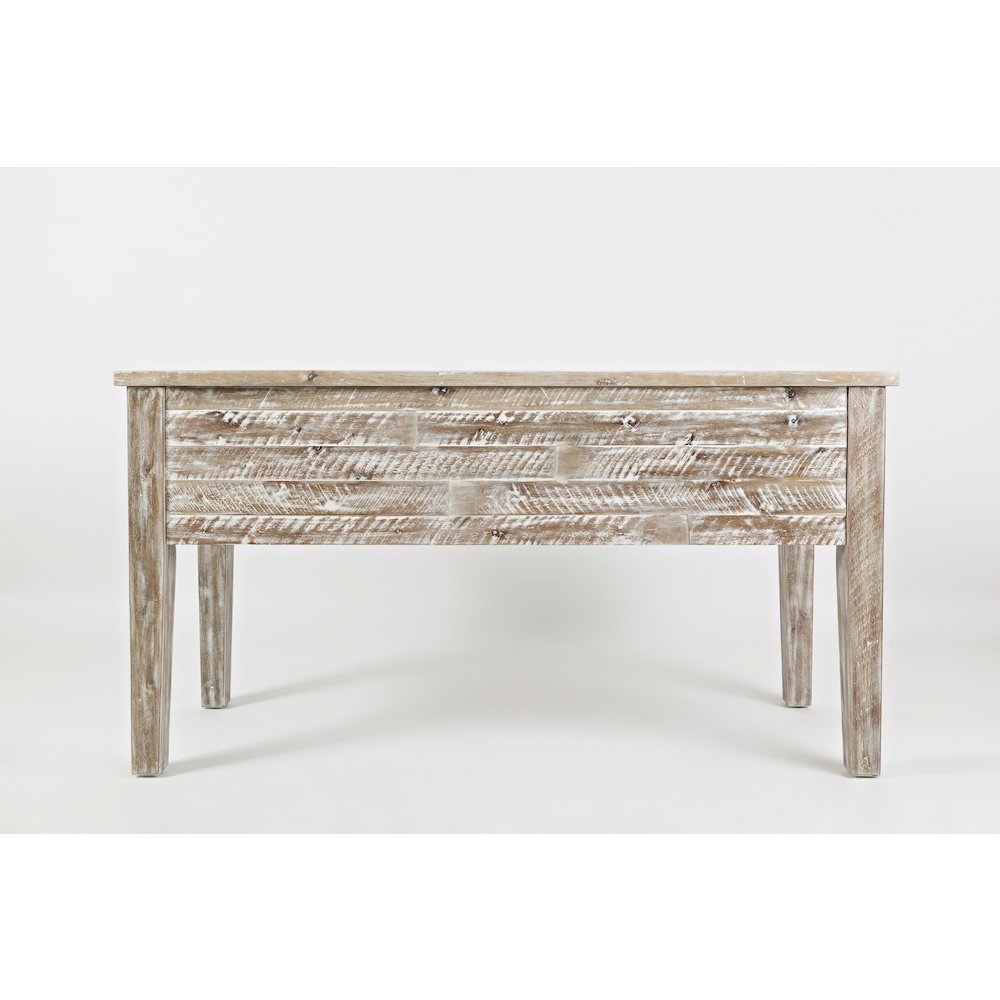 Artisan's Craft Rustic Farmhouse Distressed Solid Wood 5-Drawer Desk